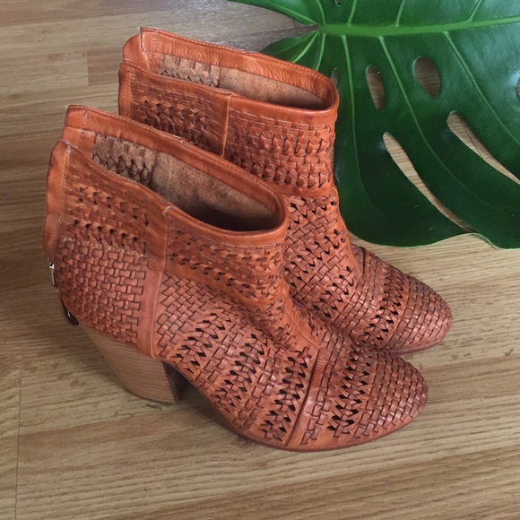 Rag and Bone Newbury Woven Booties - Picture 2 of 5